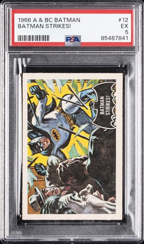 1966 A&BC Batman Black Bat #12 — PSA 5