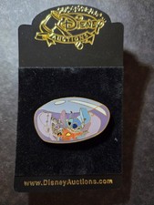 Disney Auction Pin Stitch Alien Invasion Spaceship Space Pod New