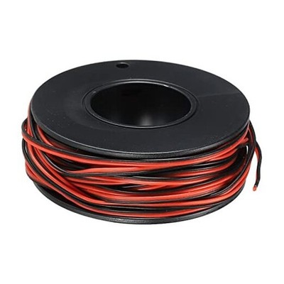 30 Gauge Wire 2 Conductor Parallel Silicone Wire 30AWG 30AWG,33ftx0.03 inch
