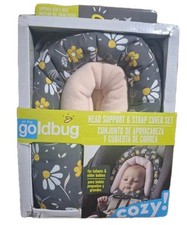 On The Goldbug Duo Head Support Strap Cover Set Baby NIB 4 Piece Set NEW