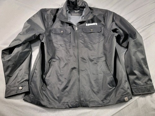 Hart Tools TRIMARK Mens Large Black Hardy Eco Jacket Vented Water Resistant