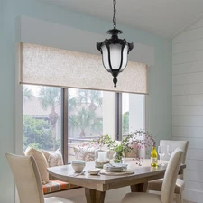 Height-adjustable Pendant Light Single-head Ceiling Mounted Light Black