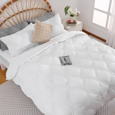 Elegear Bettwäschesets 2-teilig Einzelbettwäsche Set Bettdecke 140x210cm & Kissen