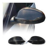 Spiegelkappen Spiegelabdeckung f�r BMW 3er E90 E91 2005-2013 Echt Carbon Schwarz
