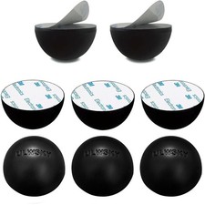 1.25" Silicone Hemisphere Bumpers Isolation Feet, 8Pack Non Skid Speaker Isol...