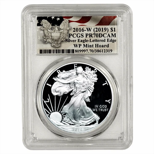 2016-W $1 PCGS Silver American Eagle WP Mint Hoard PF70