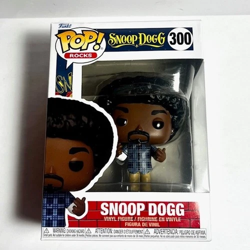 Funko Pop! Rocks - Snoop Dogg #300 New in Box Vinyl figure -dent in box-
