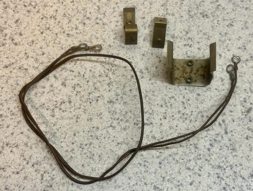 Vintage 1964 Hasbro Gi Joe Five Star Jeep Original Wiring and Battery Terminals