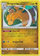 1x Dragonite - 119/181 - Cosmos Holo Lightly Played Pokemon SM09 - Team Up