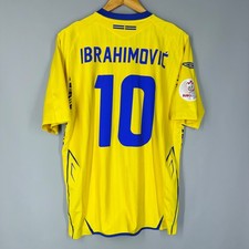 Maillot Suède Domicile 2012 Ibrahimovic - Umbro, Taille XL, Vintage, Numéro 10