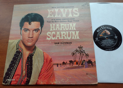 CANADA!!! ELVIS PRESLEY Harum Scarum 1965 1st Press MONO OST LP