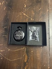 Pocket Watch with Chain "TO My DAD Never Forget that I Love you Forever..." NEW
