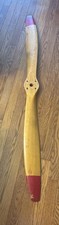 Vintage Wood Aircraft Ultralight Propeller 54 X 27- Red Tip - Wooden Prop Rare