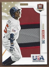 2014 USA Baseball 18U National Team Jerseys Jumbo Prime #33 Daz Cameron /25 BB