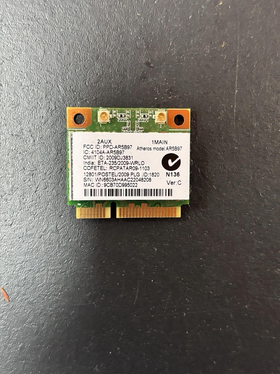Acer Atheros AR5B97 Wifi kártya Mini PCI-e - Tata, Alkatrész