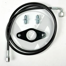 S2000 S2K CMC CLUTCH MASTER CYLINDER ADAPTER PLATE & BLACK SS CLUTCH LINE