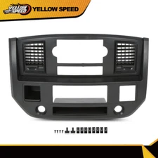 Fit For 2006-2008 Dodge Ram Center Dash Trim Radio Bezel Vent Panel