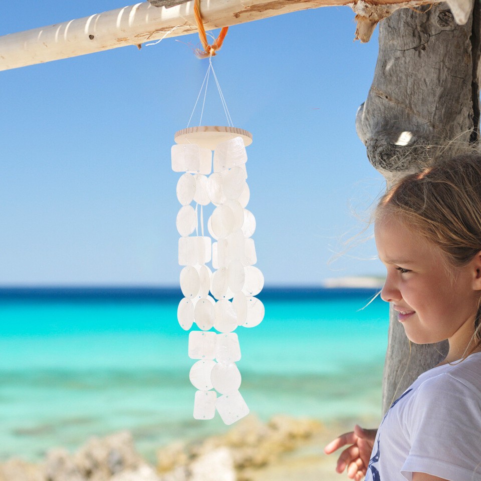 4 Count Mirror Shell Wind Chimes Mariposas Decorativas Para Pared eBay