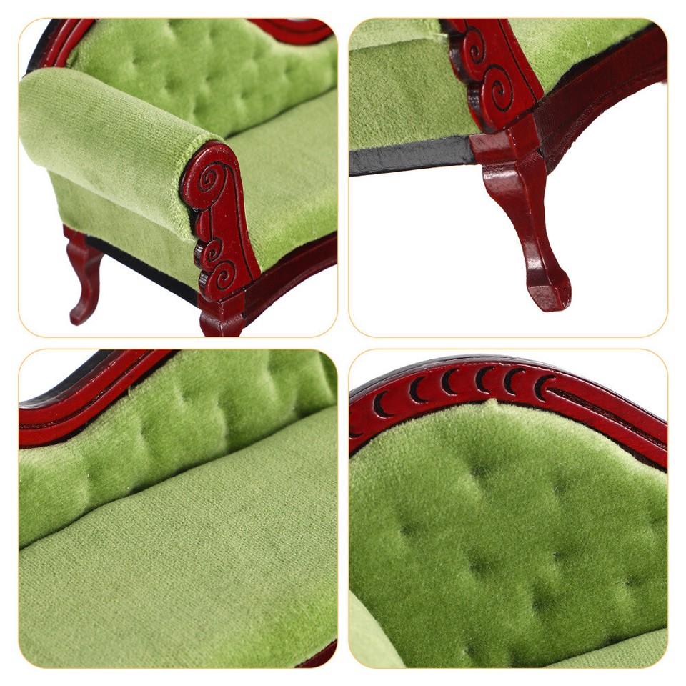 Dollhouse Furniture Micro Mini Miniature Gothic Princess Couch Baby eBay