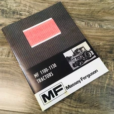 Massey Ferguson Mf 1100 1130 Tractor Owners Operators Manual Maintenance Book