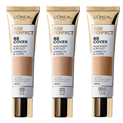 L'Oreal Age Perfect BB Cover Foundation 04 Medium 05 Sand
