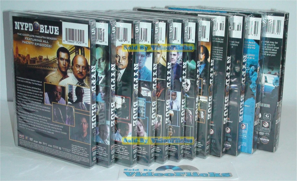 NYPD Blue The Complete Seasons 1-12 Series DVD Set 63-Disc New - Image 2 of 2