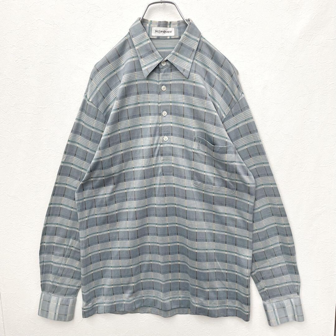 [Rarissima] Polo manica lunga YVES SAINT LAURENT con logo ricamato M so