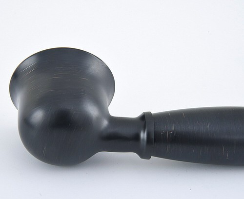 Cabezal de ducha de baño de mano estilo teléfono de bronce frotado negro aceite Qhh070 - Imagen 6 de 7