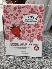 Esfolio Strawberry Essence Sheet Mask 10 Pack Set KBeauty KSkincare Korean BNIB