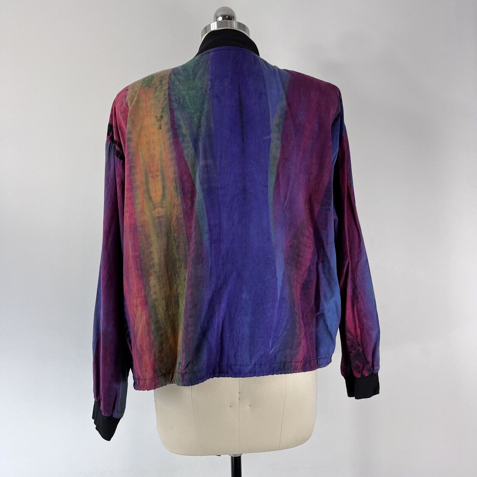 Vintage Lerner  Tie Dye Jacket Women's Medium Cot… - image 6
