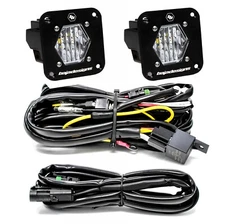 Baja Designs Flush Mount S1 Wide Cornering LED Reverse Light Pair & Wiring Kit