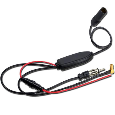151000-30 DAB FM AM Splitter Antennensplitter Weiche aktiv DIN > SMB DIN Radio