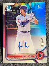2022 Bowman Chrome 1ST REFRACTOR PROSPECT ROOKIE AUTO Joe Lampe 181/499