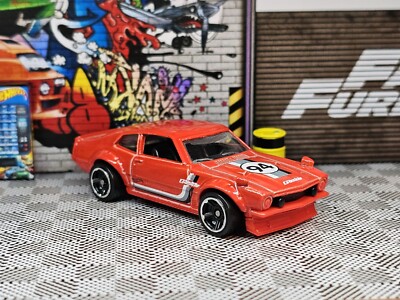2019 Hot Wheels #98 Muscle Mania 1/10 CUSTOM FORD MAVERICK Red w/Black MC5 Spoke