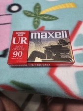 New Sealed Maxwell UR 90 Minute Blank Audio Cassette Tape Normal Bias 135m