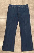 Vintage Lee Blue Denim Jeans Pant Stone Buttons Single Stitched Made in USA