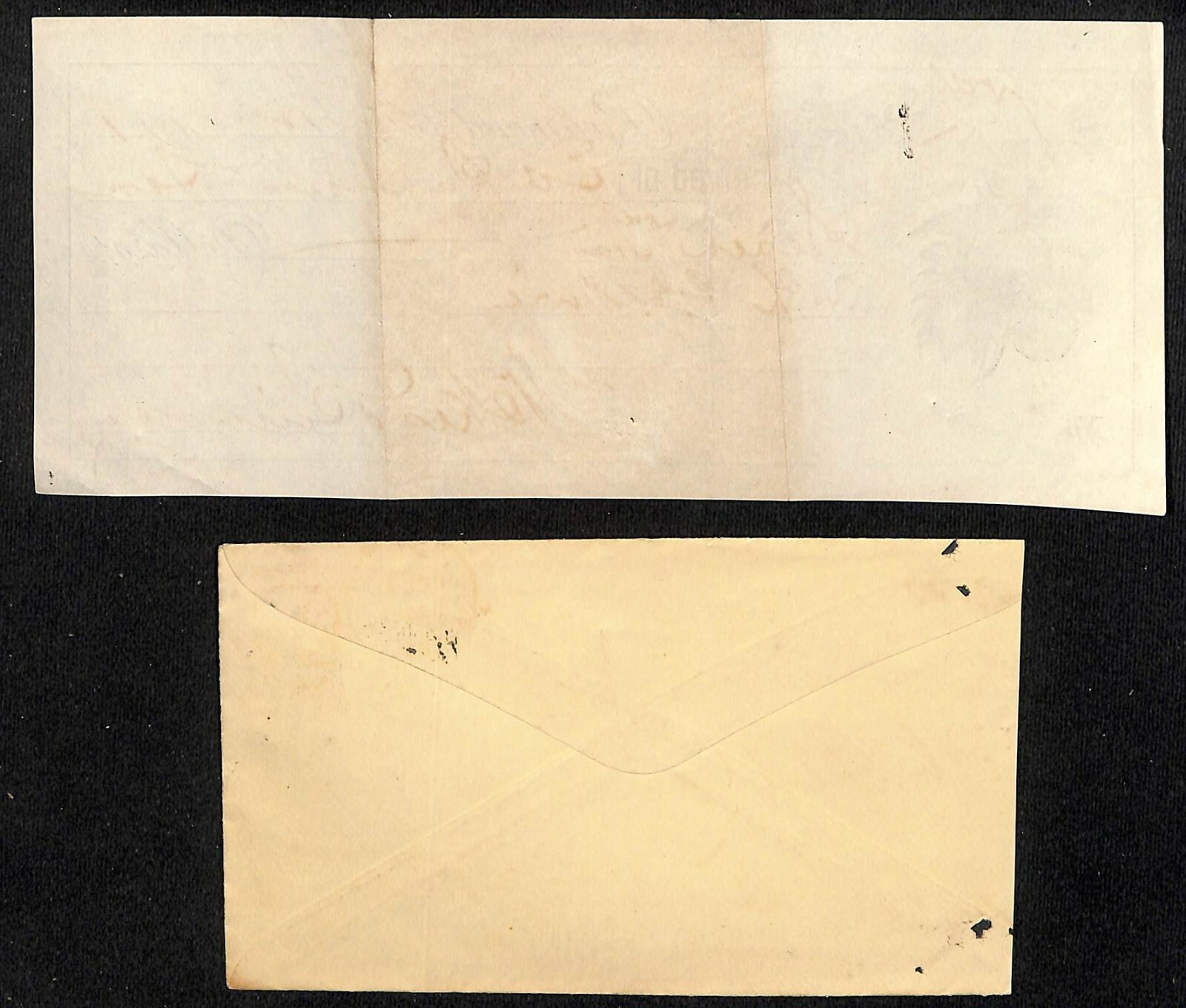 Richmond VA Letterhead E.A. Saunders & Sons Grocers to Geo. E. Wear