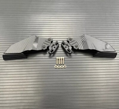 Kawasaki ZX6R Aero Wing Winglet Mirrors Carbon Look