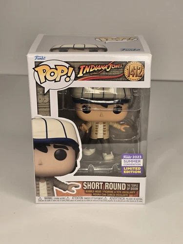 Funko Pop Indiana Jones Short Round 1412 2023 San DIego Comic Con Limited Summer