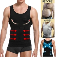 Gynecomastia Compression Shirts for Men Tank Tops Fajas para Hombres Body Shaper