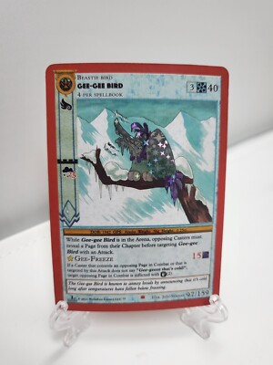 MetaZoo 1st Edition Cryptid Nation Gee-gee Bird 97/159 CN1 Reverse Holo RH