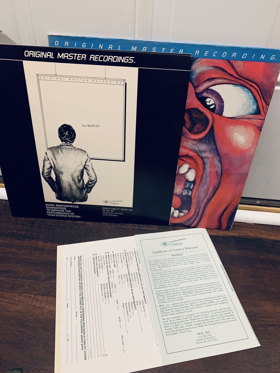 【Mobile Fidelity】【Still Sealed】King Crim MFSL King Crimson LP In The Court Of The NM Near Mint Vinyl
