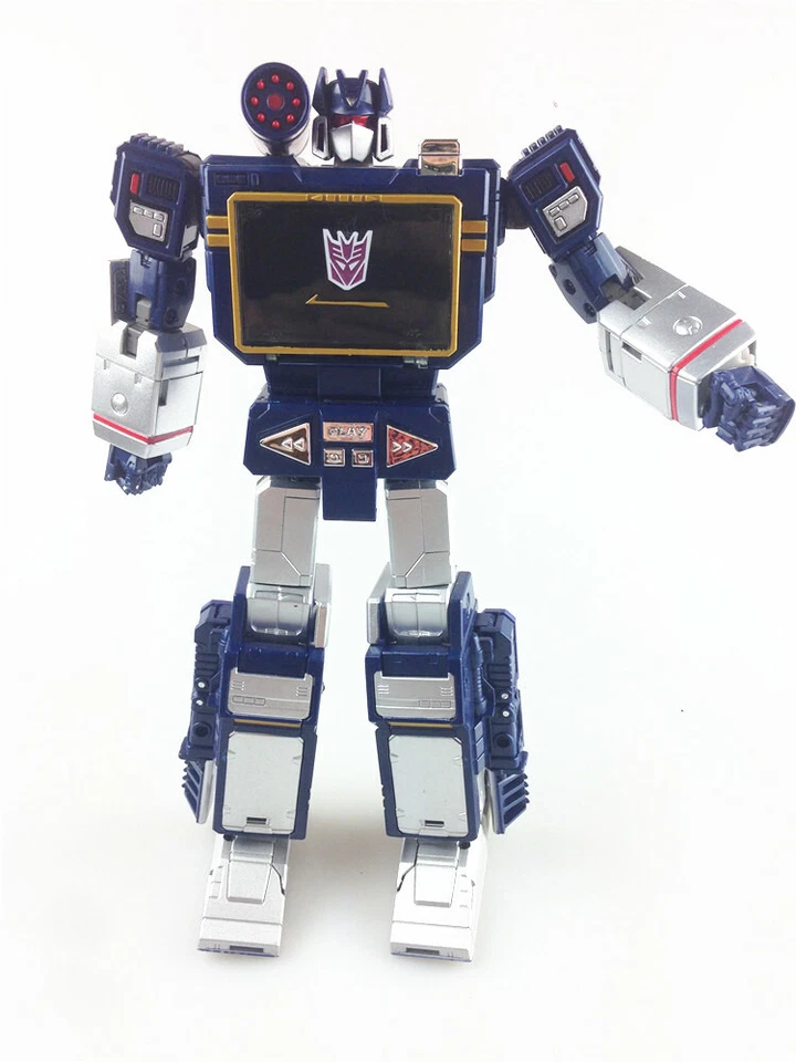 Transformers Masterpiece MP13 Soundwave Cassette Laserbeak 10" Action Figure Toy - Image 3 of 4