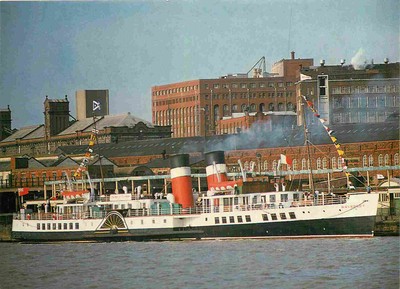 Bateaux - Bateaux Promenade - Waverley - The last sea-going paddle steamer - CPM