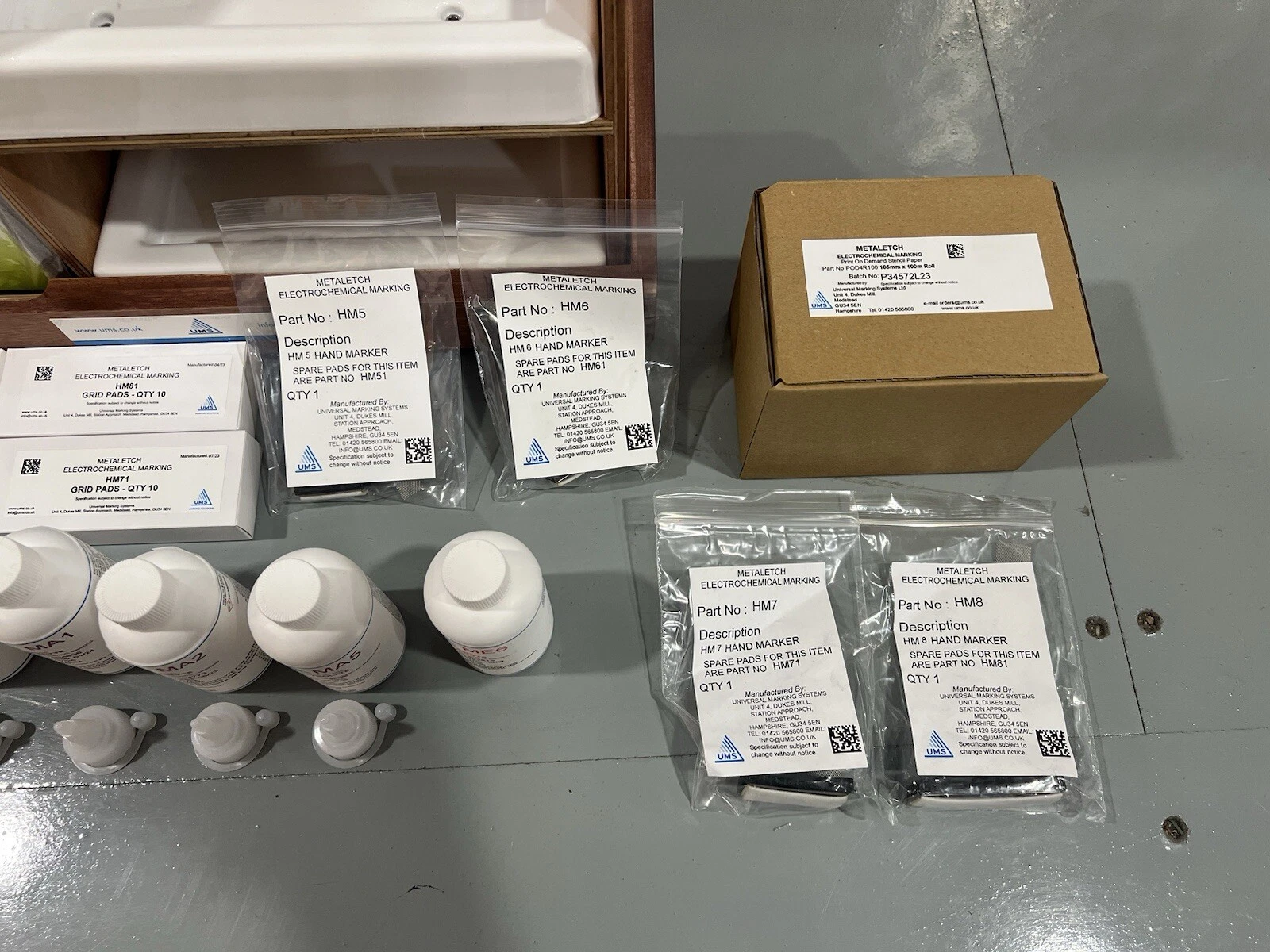 Metaltech ME3000T Advanced UMS Electrochemical Marking Machine Kit - Brand New 10