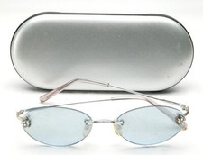Unbranded Women's Elegant Small Oval Sunglasses With Gray Solid Lenses. Clean.