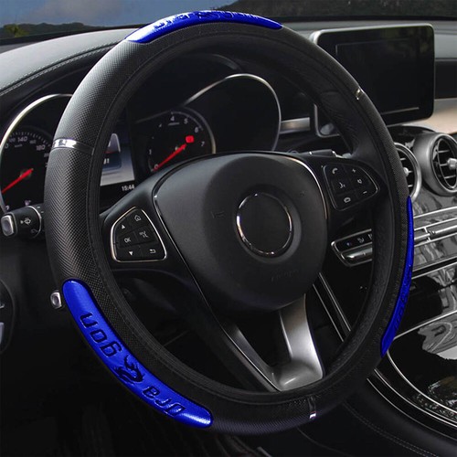 Universal 15''/38cm PU Leather Steering Wheel Cover Anti-slip Car Accessories - Picture 14 of 17