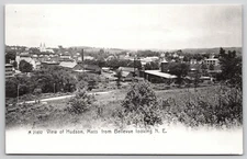Postcard View Of Hudson, Massachusetts From Bellevue Looking N. E., Unposted