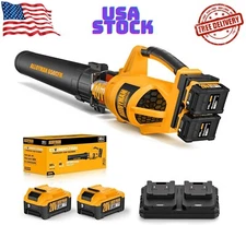 13AMP Electric Leaf Blower, 800CFM Airflow, 140MPH, Lightweight & Portable