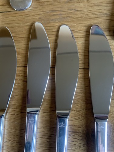 Rosenthal Asimmetria Couverts 90er Argenté 24 Pièces Couteaux Fork Cuillère Café - Photo 21 sur 22